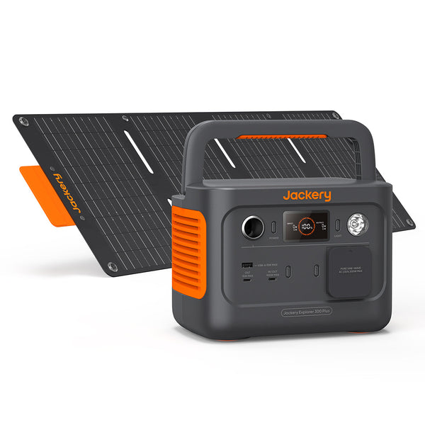 Jackery Set – Explorer 300 Plus + SolarSaga 40W Mini