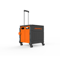 Skládací vozík Jackery pro Explorer 1000 V2 – rozložený, pohled z boku