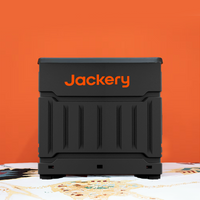 Skládací vozík Jackery pro Explorer 1000 V2 složený do kompaktního tvaru