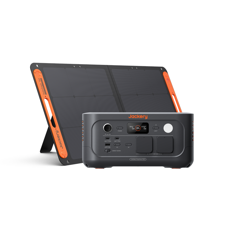Jackery Set – Explorer 500 V2 + SolarSaga 100W