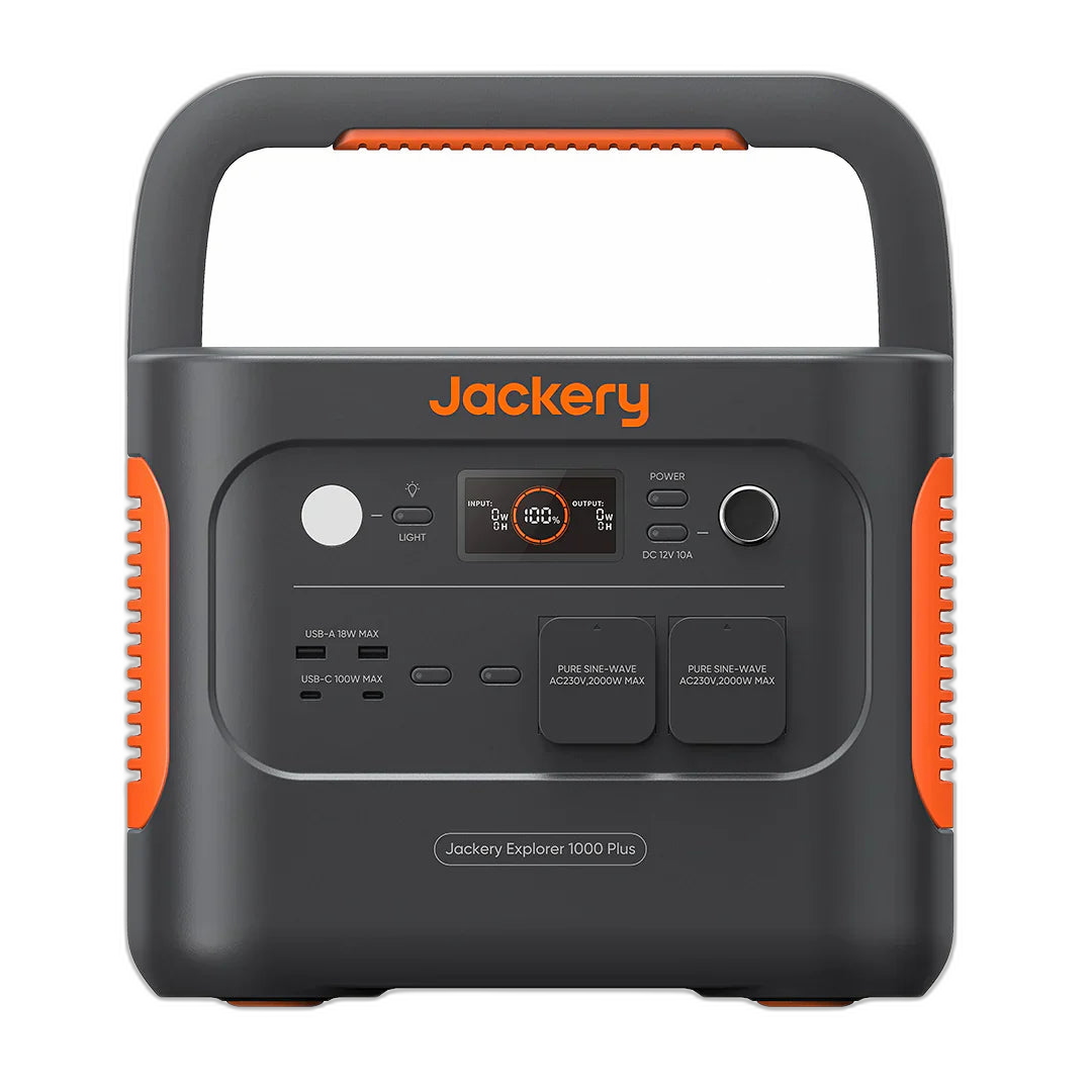Jackery Explorer 1000 Plus + 2× SolarSaga 100W – set | Jackery.cz