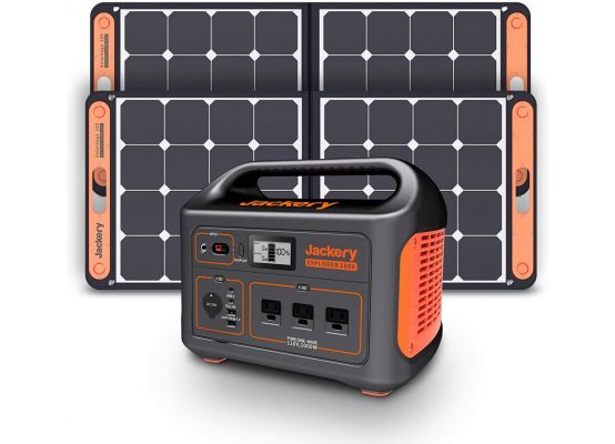 Jackery Explorer 1000 + 2x SolarSaga 100W